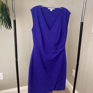 Purple DIANE von FURSTENBERG Form Fitted Dress